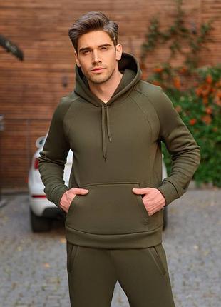 Теплый спортивный костюм двойка на флисе