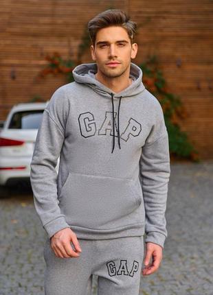 Теплый спортивный костюм двойка на флисе