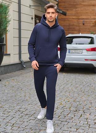 Теплый спортивный костюм двойка на флисе