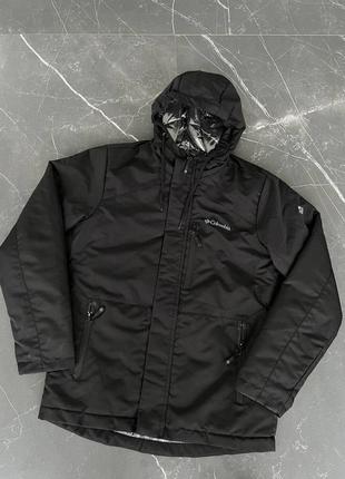Топовая термо куртка на мембране качественная демисезонная в стиле columbia3 фото