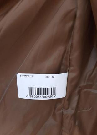 Шикарная бежевая куртка ostin остин / осенняя укороченная куртка бомбер /4 фото
