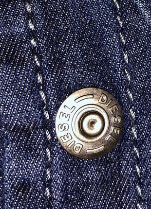Крутая джинсовая рубашка на кнопках diesel10 фото