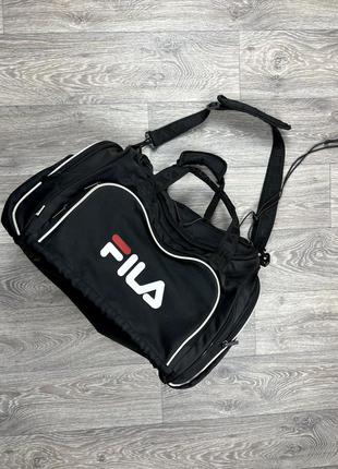 Fila сумка багажная черная оригинал