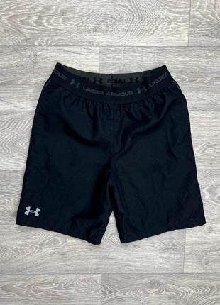 Under armour шорти 170 см спортивные черные оригинал