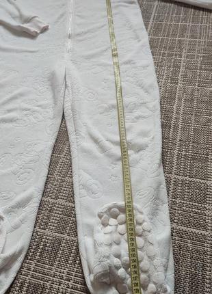 Флисовая пижама-кигурами, слип с закрытыми ножками4 фото