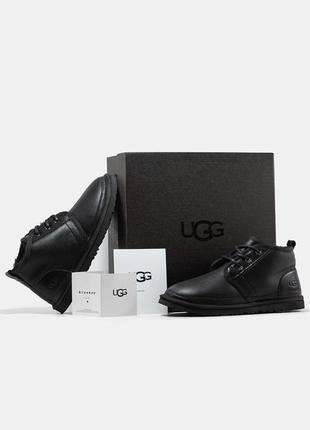 Чоловічі уггі ugg neumel black leather
