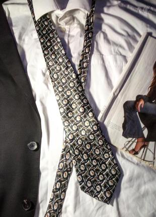 Шелковый галстук 🦊1 фото