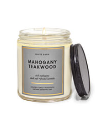 Свеча bath and body works mahogany teakwood