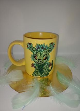 Чашка з драконом