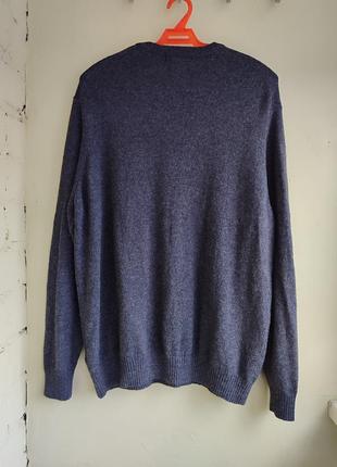 Оригінальний стильний светр джемпер полувер collection debenhams wool mark blend wool rich biend lambswool вовна з чоловічого плеча2 фото