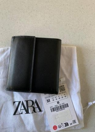 Кошелек кожаный мужской zara3 фото