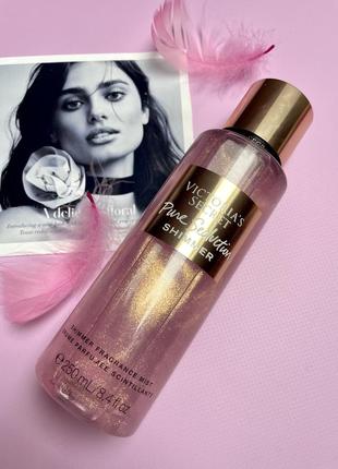 Парфумований спрей з шимером victoria's secret pure seduction shimmer