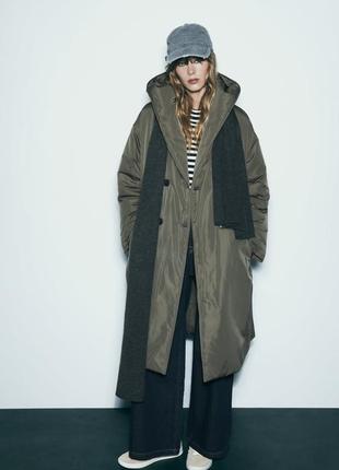 Утеплене пальто zara
