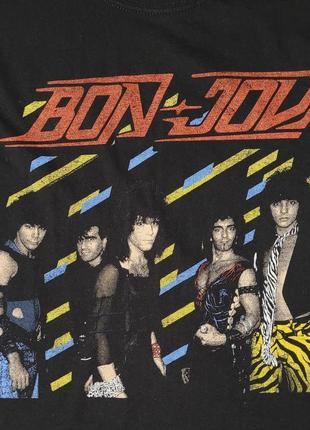 Футболка gildan з рок символікою, група bon jovi.4 фото