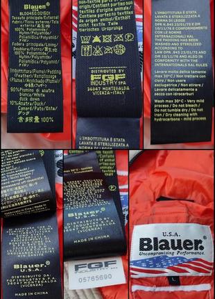 Женский демисезонный микропуховик blauer usa нейлон ультра лёгкий бежевый тёплая куртка с капюшоном10 фото