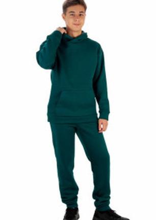 Спортивний костюм для хлопчика - підлітка 💙 теплий спортивний костюм для хлопчика - підлітка з начосом