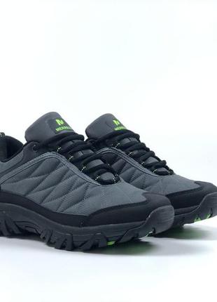 Р.44 кросівки merrell сіро/салатові термо