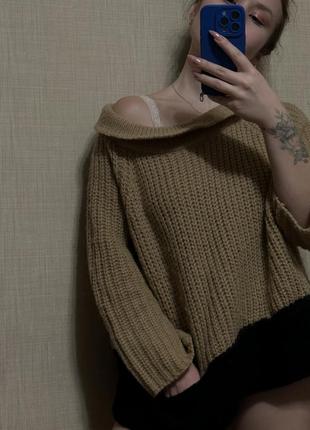 Женский свитер оверсайз1 фото