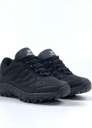 Р.41-46 кроссовки merrell черно/белые термо ks 11782