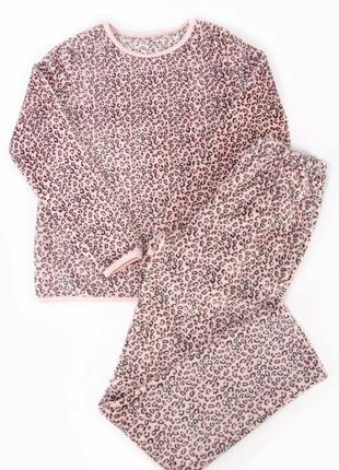 Махровая пижама для женщин 💙 теплая пижама для женщин из махры3 фото