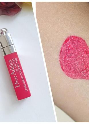 Стійкий тинт для губ - dior addict lip tattoo - 7611 фото