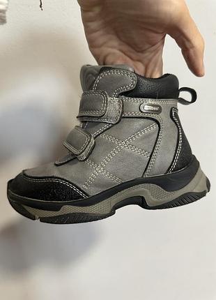 Чобітки дитячі нові зимо черевики 26 шкіра