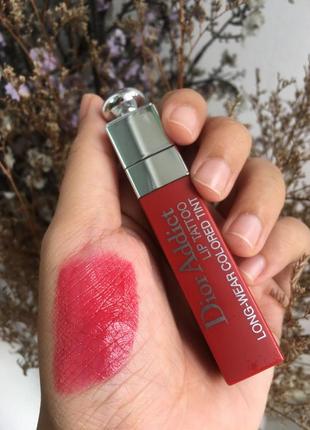 Стійкий тінт для губ dior addict lip tattoo tint - 661