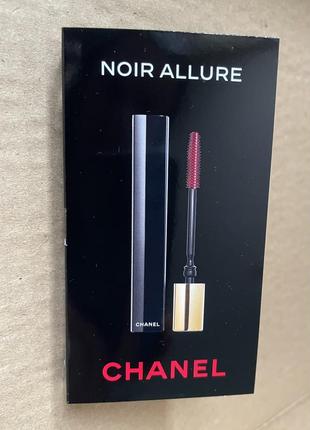 Chanel noir allure mascara, тушь для ресниц 10 noir, 1ml