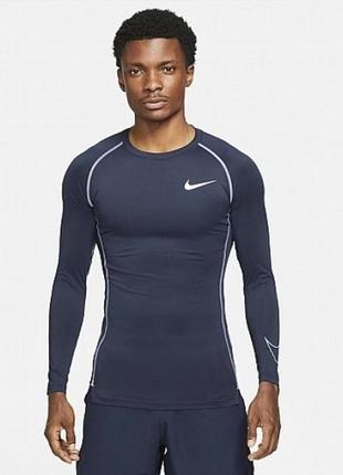 Термобелье мужское nike pro dri fit longsleeve (арт.  dd1990-451)