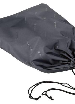 Малый пластиковый чемодан 30l topmove черный4 фото