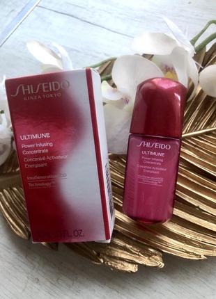 Антивіковий концентрат для обличчя shiseido ultimune power infusing concentrate