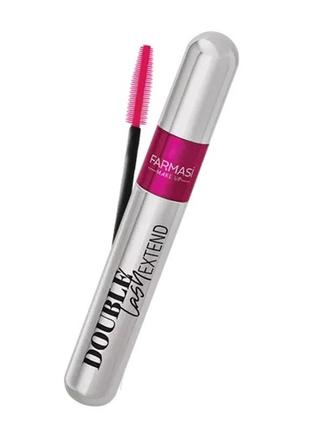 Туш для вій чорна double lash extend farmasi 1301518