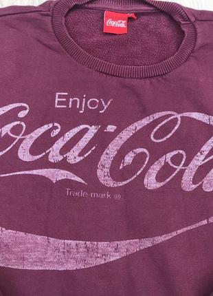 Свитер Coca cola лонгслив джемпер стильный актуальный реглан свитшот кофта толстовка свитер2 фото