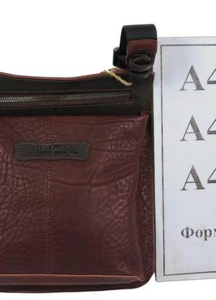 Кожаная мужская сумка, планшетка mykhail ikhtyar, украина бордовая10 фото