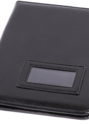 Папка формату а5 з екошкіри jpb ak-21a-8678 чорна2 фото