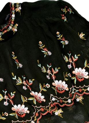 Zara   роскошная блуза,премиум коллекция,с вышивкой . м. 10.385 фото