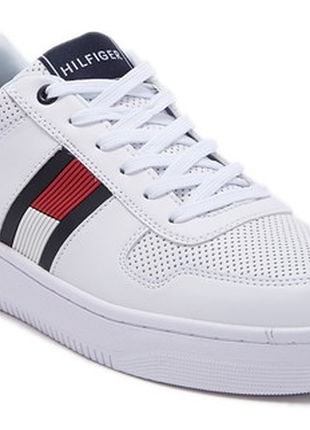 Мужские кожаные кроссовки tommy hilfiger fallop lace-up sneaker, оригинал!1 фото