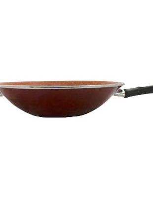 Сковорода wok vitrinor toscana terracota vr-2105864 34 см