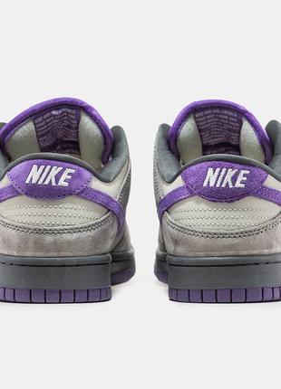 Мужские кроссовки с мехом nike sb dunk low purple pegion fur7 фото