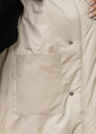 Куртка жіноча кремова демісезонна к6886 фото