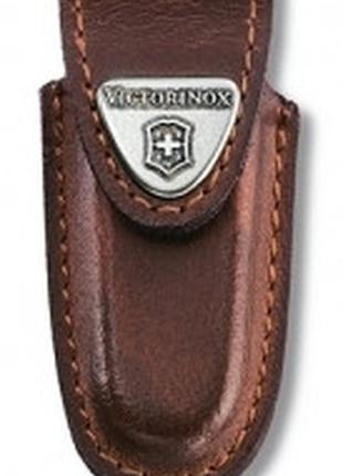 Чехол для ножа victorinox  коричневый, кожаный 58 мм1 фото
