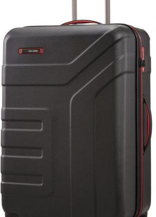 Чемодан travelite vector tl072049-01, пластик, 103л черный