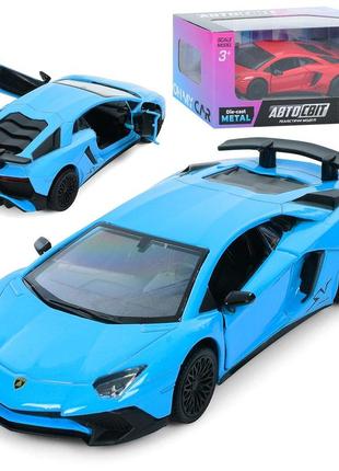 Машина металева інерційна lamborghini aventador as-3107 автосвіт