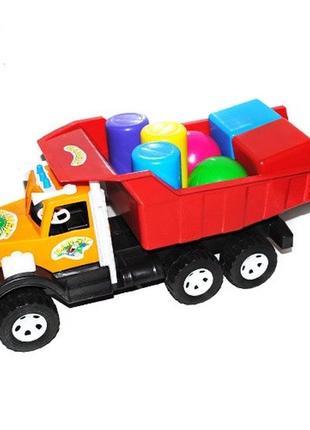 Машина для малыша с кубиками и шариками (52*22*21,5см) 009/8 бамсик
