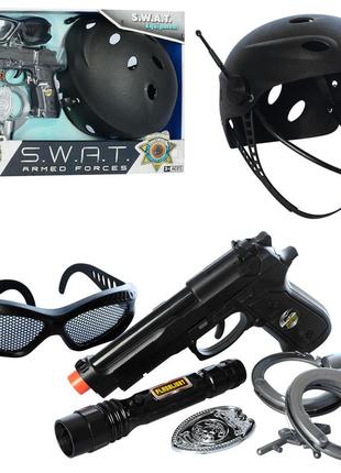 Набор полицейского игрушечный с пистолетом и наручниками s005b