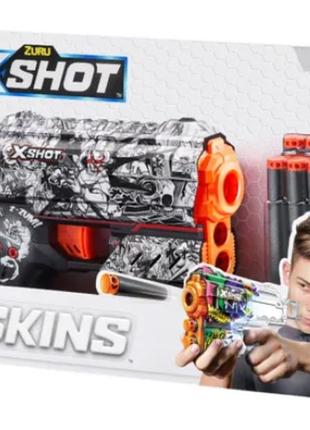 Швидкострільний бластер x-shot skins flux illustrate, 36516d