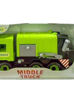 Игрушечная машинка "middle truck" мусоровоз в коробке