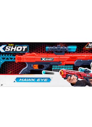 Бластер zuru x-shot red excel hawk eye 36435r