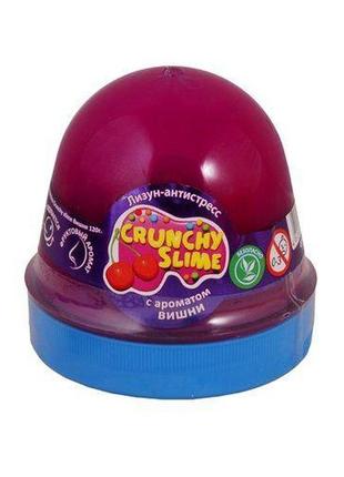 Слайм хрусткий tm mr.boo crunchy slime вишня 120г1 фото