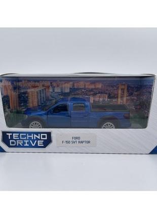 Машинка іграшкова автомодель ford f-150 svt raptor (синій)